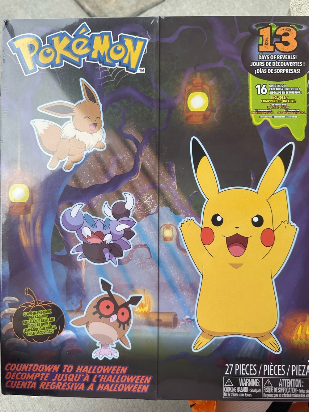 Pokémon Countdown to Halloween Calendar